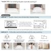 MIULEE Throw Pillow Insert Premium Pillow Stuffer Sham Rectangle for Decorative Cushion Bed Couch Sofa 12×20 Inch(4)