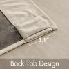 MIULEE Velvet Curtains 90 inches 2 Panels – Luxury Room Darkening Curtains for Bedroom Living Room Thermal Insulated Super Soft Window Drapes Rod Pocket & Back Tab, Olive Green, W 52 x L 90 inch(Beige)