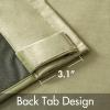 MIULEE Velvet Curtains 90 inches 2 Panels – Luxury Room Darkening Curtains for Bedroom Living Room Thermal Insulated Super Soft Window Drapes Rod Pocket & Back Tab, Olive Green, W 52 x L 90 inch(Sage)