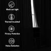 MIULEE Velvet Curtains 90 inches 2 Panels – Luxury Room Darkening Curtains for Bedroom Living Room Thermal Insulated Super Soft Window Drapes Rod Pocket & Back Tab, Olive Green, W 52 x L 90 inch(Grey)