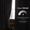 MIULEE Velvet Curtains 90 inches 2 Panels – Luxury Room Darkening Curtains for Bedroom Living Room Thermal Insulated Super Soft Window Drapes Rod Pocket & Back Tab, Olive Green, W 52 x L 90 inch(Silver Gray)