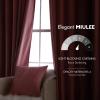 MIULEE Velvet Curtains 90 inches 2 Panels – Luxury Room Darkening Curtains for Bedroom Living Room Thermal Insulated Super Soft Window Drapes Rod Pocket & Back Tab, Olive Green, W 52 x L 90 inch(Blush Pink)