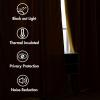 MIULEE Velvet Curtains 90 inches 2 Panels – Luxury Room Darkening Curtains for Bedroom Living Room Thermal Insulated Super Soft Window Drapes Rod Pocket & Back Tab, Olive Green, W 52 x L 90 inch(Mustard Yellow)