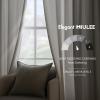 MIULEE Velvet Curtains 90 inches 2 Panels – Luxury Room Darkening Curtains for Bedroom Living Room Thermal Insulated Super Soft Window Drapes Rod Pocket & Back Tab, Olive Green, W 52 x L 90 inch(White)