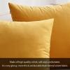 MIULEE Velvet Pillow Cover Soft Luxury Decorative Throw Pillow Cover Single Rectangle Cushion Case for Couch Sofa Bedroom Car Decor,12×20 Inch Dark Blue(Gold)