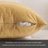 MIULEE Velvet Pillow Cover Soft Luxury Decorative Throw Pillow Cover Single Rectangle Cushion Case for Couch Sofa Bedroom Car Decor,12×20 Inch Dark Blue(Khaki)