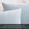 MIULEE Velvet Pillow Cover Soft Luxury Decorative Throw Pillow Cover Single Rectangle Cushion Case for Couch Sofa Bedroom Car Decor,12×20 Inch Dark Blue(Baby Blue)