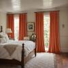 MIULEE Velvet Pinch Pleated Blackout Curtains 96 inches Long, Gold Brown Pleat Design Thermal Insulated Luxury Window Drapes for Living Room Bedroom with Hooks, Set of 2(Terracotta)