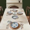 MIULEE Velvet Table Cloth with Decorative Ruffle Edge Luxurious Soft Washable Rectangular Tablecloth Thick Wrinkle-Resistant Oblong Table Cover for Kitchen Dining Party Wedding 60×102 Inch Olive Green(Beige)
