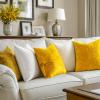 MIULEE Velvet Throw Pillow Covers Set of 2, Soft Neutral Christmas Decorative Pillow Cases with Luxurious Textured Vintage Cushion Covers for Home Decor Couch Sofa Bed,Cream White 18×18 inch(Gold)
