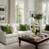 MIULEE Velvet Throw Pillow Covers Set of 2, Soft Neutral Christmas Decorative Pillow Cases with Luxurious Textured Vintage Cushion Covers for Home Decor Couch Sofa Bed,Cream White 18×18 inch(Moss Green)