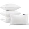 MIULEE 18 x 18 Pillow Inserts (Set of 2) -Decorative Throw Pillows for Couch Sofa with 100% Cotton Covers(4)