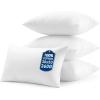 MIULEE 18×18 Pillow Inserts,Set of 4 100% Virgin Microfiber with Cotton Cover Throw Pillows for Couch Sofa and Bed(4)
