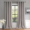 MIULEE Black Out Velvet Curtains 96 Inch Length for Room Darkening Long Blackout Curtains with Grommet Top for Bedroom/Living Room Light Blocking Thermal Insulating Soundproof Set of 2， Black(Silver)