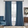 MIULEE Christmas Velvet Curtains 96 Inches Long 2 Panels Set for Bedroom, Pinch Pleat Back Tab Thermal Insulated Living Room Darkening Drapes Pleated Blackout Floor to Ceiling Curtain with Hooks, Red(Dark Slate)