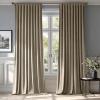 MIULEE Hot Pink Velvet Curtains 84 inches 2 Panels – Luxury Room Darkening Window Drapes for Bedroom Living Room Thermal Insulated Super Soft Blackout, Back Tab Rod Pocket Pinch Pleated, W52 x L84(Taupe)