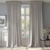 MIULEE Hot Pink Velvet Curtains 84 inches 2 Panels – Luxury Room Darkening Window Drapes for Bedroom Living Room Thermal Insulated Super Soft Blackout, Back Tab Rod Pocket Pinch Pleated, W52 x L84(Silver Gray)