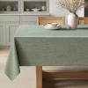 MIULEE Natural Linen Polyester Tablecloth 60×84 Inch Rectangle Table Cloth Waterproof,Stain Resistant & Wrinkle Resistant for Dining Party Wedding(Sage Green)