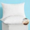 MIULEE Set of 2 24×24 Inches Throw Pillow Inserts, Down and Feather Cotton Decorative Pillows, Square Sham Stuffer for Sofa Couch Cushion Living Room(2)