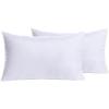 MIULEE Set of 2 Throw Pillow Inserts Premium Pillow Stuffer Rectangle Form for Decorative Cushion Bed Couch Sofa 12×20 Inch(Brushed Fabric)