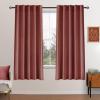 MIULEE Velvet Curtains 90 inches 2 Panels – Luxury Room Darkening Curtains for Bedroom Living Room Thermal Insulated Super Soft Window Drapes Rod Pocket & Back Tab, Olive Green, W 52 x L 90 inch(Dusty Rose)