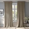 MIULEE Velvet Curtains 90 inches 2 Panels – Luxury Room Darkening Curtains for Bedroom Living Room Thermal Insulated Super Soft Window Drapes Rod Pocket & Back Tab, Olive Green, W 52 x L 90 inch(Taupe)