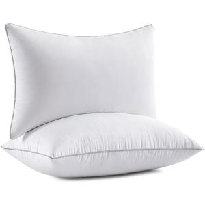 MIULEE 18 x 18 Pillow Inserts (Set of 2) -Decorative Throw Pillows for Couch Sofa with 100% Cotton Covers(2)