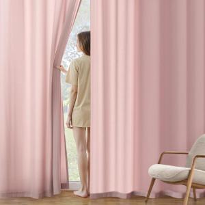MIULEE Hunter Green Privacy Sheer Curtains That Let Light in 84 Inches Long Non-See-Through Semi Sheer Curtain Light Filtering Window Curtains Christmas Drapes for Living Room Bedroom 2 Panels Set(Baby Pink)