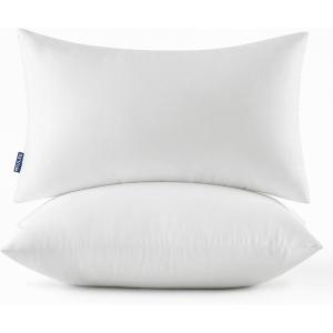 MIULEE Throw Pillow Insert Premium Pillow Stuffer Sham Rectangle for Decorative Cushion Bed Couch Sofa 12×20 Inch(2)