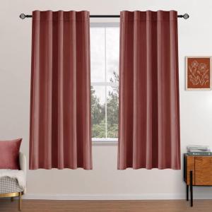 MIULEE Velvet Curtains 90 inches 2 Panels – Luxury Room Darkening Curtains for Bedroom Living Room Thermal Insulated Super Soft Window Drapes Rod Pocket & Back Tab, Olive Green, W 52 x L 90 inch(Dusty Rose)