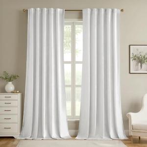 MIULEE Velvet Curtains 90 inches 2 Panels – Luxury Room Darkening Curtains for Bedroom Living Room Thermal Insulated Super Soft Window Drapes Rod Pocket & Back Tab, Olive Green, W 52 x L 90 inch(White)
