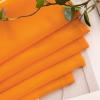 MIULEE 2 Panels Red Solid Color Sheer Christmas Window Curtains Elegant Window Voile Panels/Drapes/Treatment for Bedroom Living Room (54X54 Inches)(Orange)