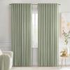 MIULEE Christmas Hunter Green Back Tab Blackout Curtains 84 Inch Length 2 Panels Set for Living Room Bedroom, Rod Pocket/Pinch Pleat Thermal Insulated Room Darkening Pleated Light Blocking Drapes(Sage Green)