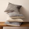 MIULEE Set of 2 Neutral Boho Farmhouse Throw Pillow Covers 20×20 Inch Cognac Brown Vintage Accent Floral Cotton Linen Pillowcases for Couch Bed Living Home Decor(Cognac Brown)