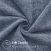 MIULEE Pack of 2 Couch Throw Pillow Covers 18×18 Inch Soft Gold Chenille Pillow Covers for Sofa Living Room Spring Home Decor Couch Solid Dyed Cases(Dark Grey Blue)