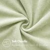 MIULEE Pack of 2 Couch Throw Pillow Covers 18×18 Inch Soft Gold Chenille Pillow Covers for Sofa Living Room Spring Home Decor Couch Solid Dyed Cases(Light Green)