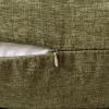 MIULEE Pack of 2 Couch Throw Pillow Covers 18×18 Inch Soft Gold Chenille Pillow Covers for Sofa Living Room Spring Home Decor Couch Solid Dyed Cases(Olive Green)