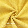 MIULEE Pack of 2 Couch Throw Pillow Covers 18×18 Inch Soft Gold Chenille Pillow Covers for Sofa Living Room Spring Home Decor Couch Solid Dyed Cases(Yellow)