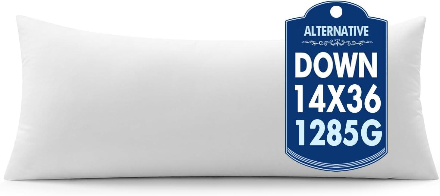 imageMIULEE 24x24 Down Alternative Pillow Insert Euro Decorative Throw Pillow 24 x 24 Inch Body Bed Sleeping Ultra Soft Fluffy Form for Sofa Couch Bed1