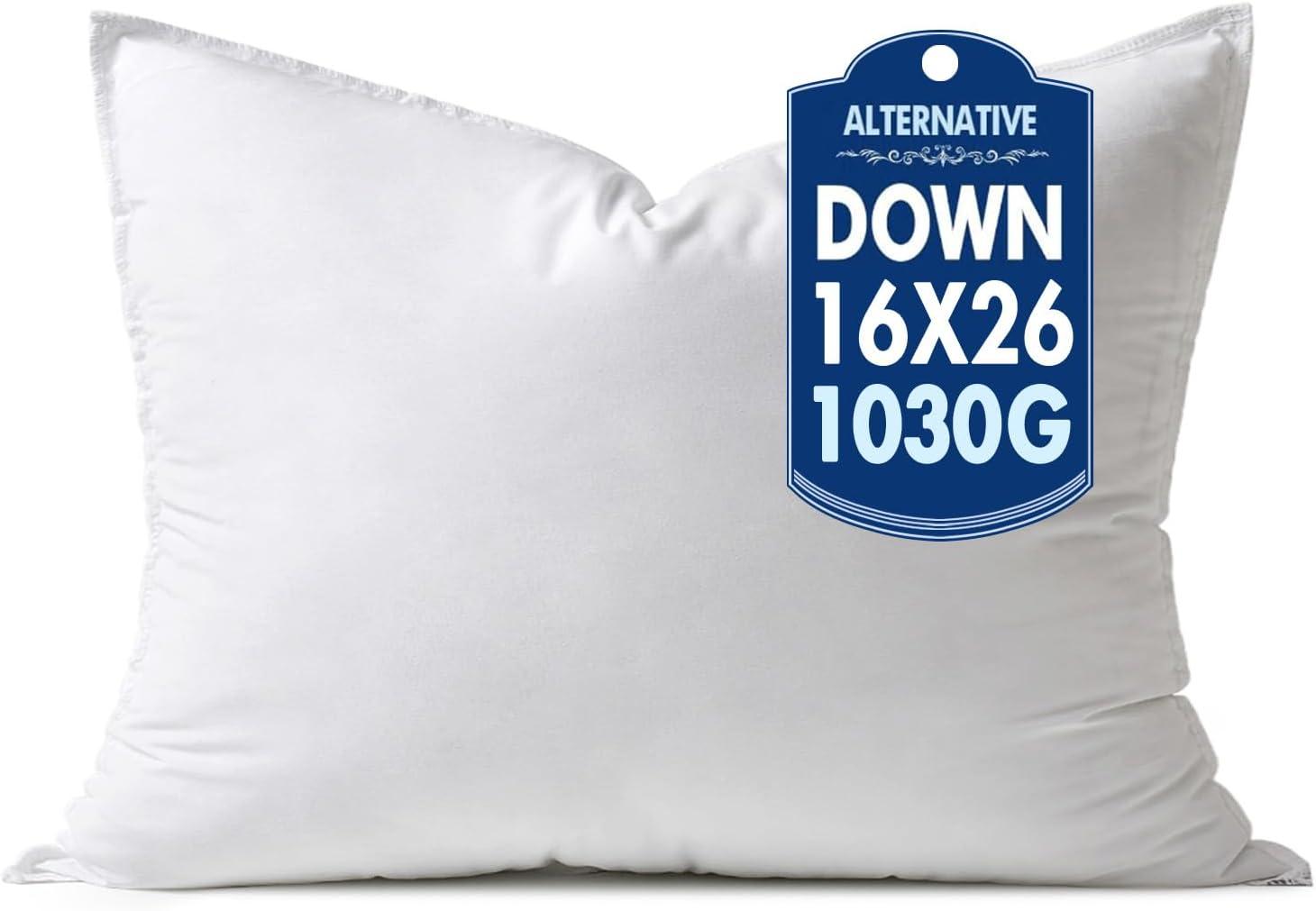 imageMIULEE 24x24 Down Alternative Pillow Insert Euro Decorative Throw Pillow 24 x 24 Inch Body Bed Sleeping Ultra Soft Fluffy Form for Sofa Couch Bed1