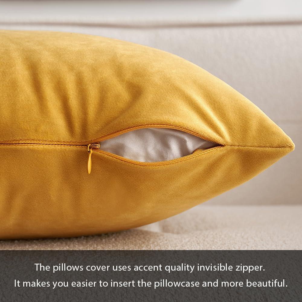imageMIULEE Velvet Pillow Cover Soft Luxury Christmas Decorative Throw Pillow Cover Single Lumbar Rectangle Cushion Case Home Decor for Couch Sofa Bedroom12x20 Inch Wine RedGold