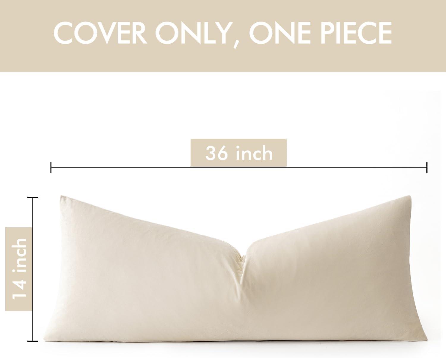 imageMIULEE Velvet Pillow Cover Soft Luxury Christmas Decorative Throw Pillow Cover Single Lumbar Rectangle Cushion Case Home Decor for Couch Sofa Bedroom12x20 Inch Wine RedCream White
