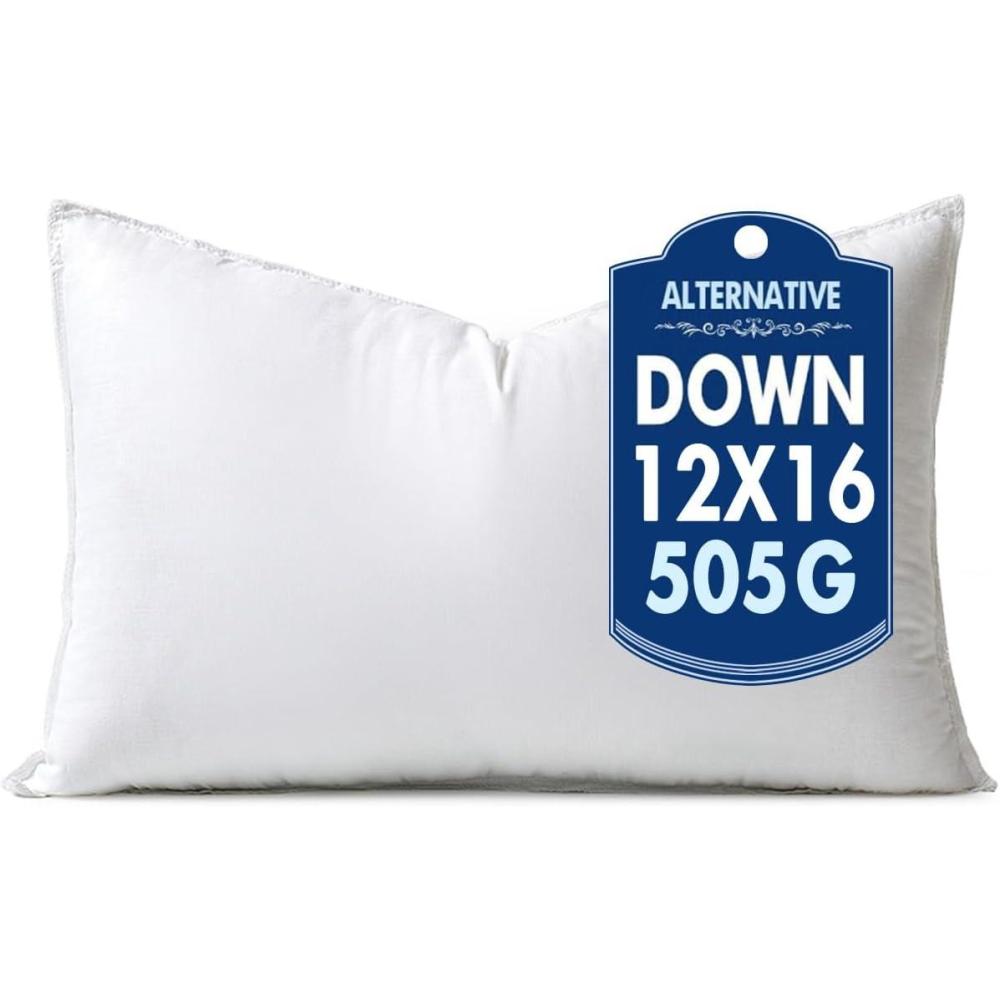 imageMIULEE 24x24 Down Alternative Pillow Insert Euro Decorative Throw Pillow 24 x 24 Inch Body Bed Sleeping Ultra Soft Fluffy Form for Sofa Couch Bed1