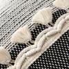 MIULEE Fall Black Decorative Body Lumbar Throw Pillow Cover 14×36 Inch Boho Long Cushion for Pack of 1 Farmhouse Home Decor for Halloween Sofa Living Room Couch Bed