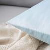 MIULEE Velvet Pillow Cover Soft Luxury Christmas Decorative Throw Pillow Cover Single Lumbar Rectangle Cushion Case Home Decor for Couch Sofa Bedroom,12×20 Inch Wine Red(Baby Blue)