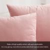 MIULEE Velvet Pillow Cover Soft Luxury Christmas Decorative Throw Pillow Cover Single Lumbar Rectangle Cushion Case Home Decor for Couch Sofa Bedroom,12×20 Inch Wine Red(Dusty Pink)