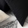 MIULEE Velvet Pillow Cover Soft Luxury Christmas Decorative Throw Pillow Cover Single Lumbar Rectangle Cushion Case Home Decor for Couch Sofa Bedroom,12×20 Inch Wine Red(Black)