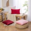 MIULEE Velvet Pillow Cover Soft Luxury Christmas Decorative Throw Pillow Cover Single Lumbar Rectangle Cushion Case Home Decor for Couch Sofa Bedroom,12×20 Inch Wine Red(Wine Red)