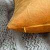 MIULEE Velvet Pillow Cover Soft Luxury Christmas Decorative Throw Pillow Cover Single Lumbar Rectangle Cushion Case Home Decor for Couch Sofa Bedroom,12×20 Inch Wine Red(Gold)