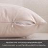 MIULEE Velvet Pillow Cover Soft Luxury Christmas Decorative Throw Pillow Cover Single Lumbar Rectangle Cushion Case Home Decor for Couch Sofa Bedroom,12×20 Inch Wine Red(Pink)